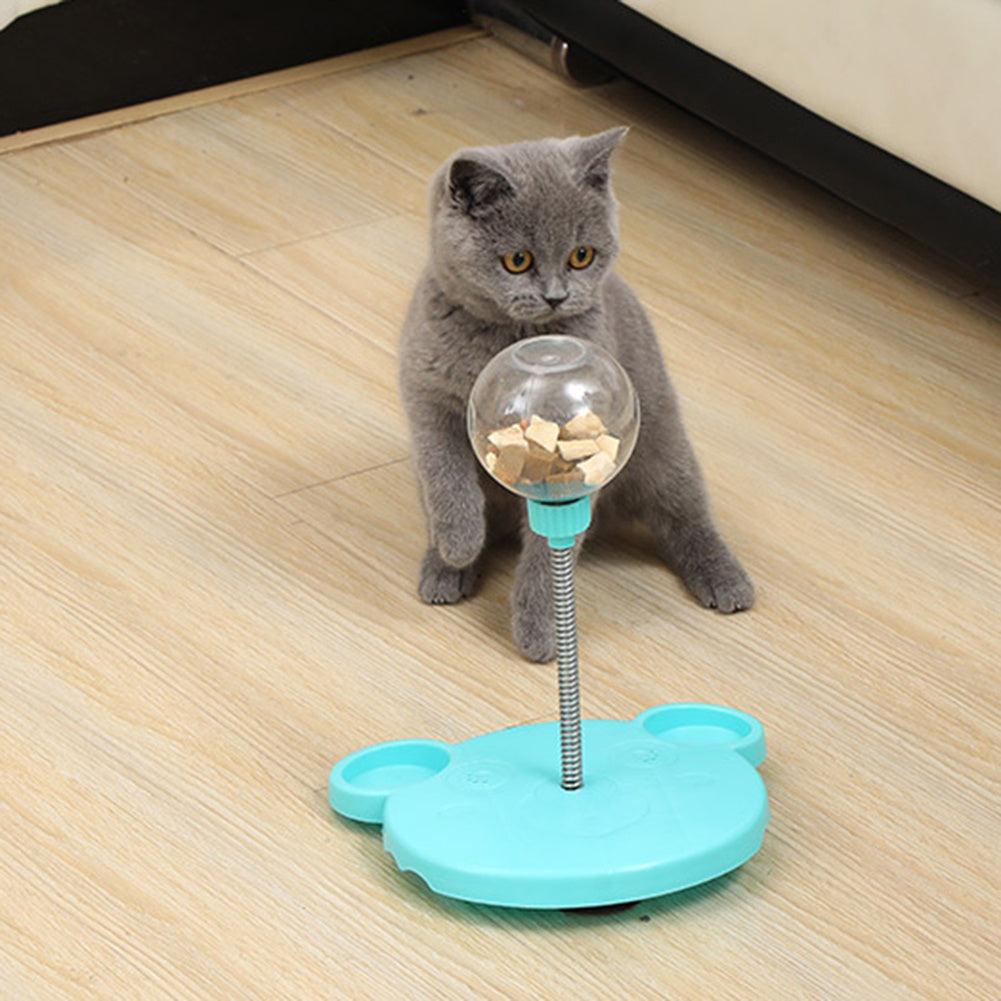 Interactive Cat Feeder Toy – Food Ball Puzzle & Dispenser