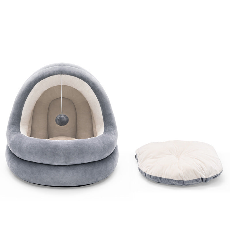 Cozy Cat House Bed – Soft Kitten Sofa Mat
