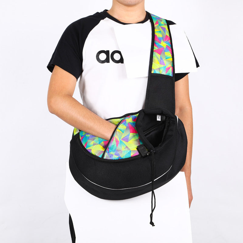 Pet Carrier Crossbody Bag – Portable Travel Tote for Dogs & Cats