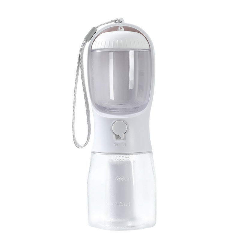3-in-1 Dog Water Bottle – Feeder, Cup & Waste Bag Holder