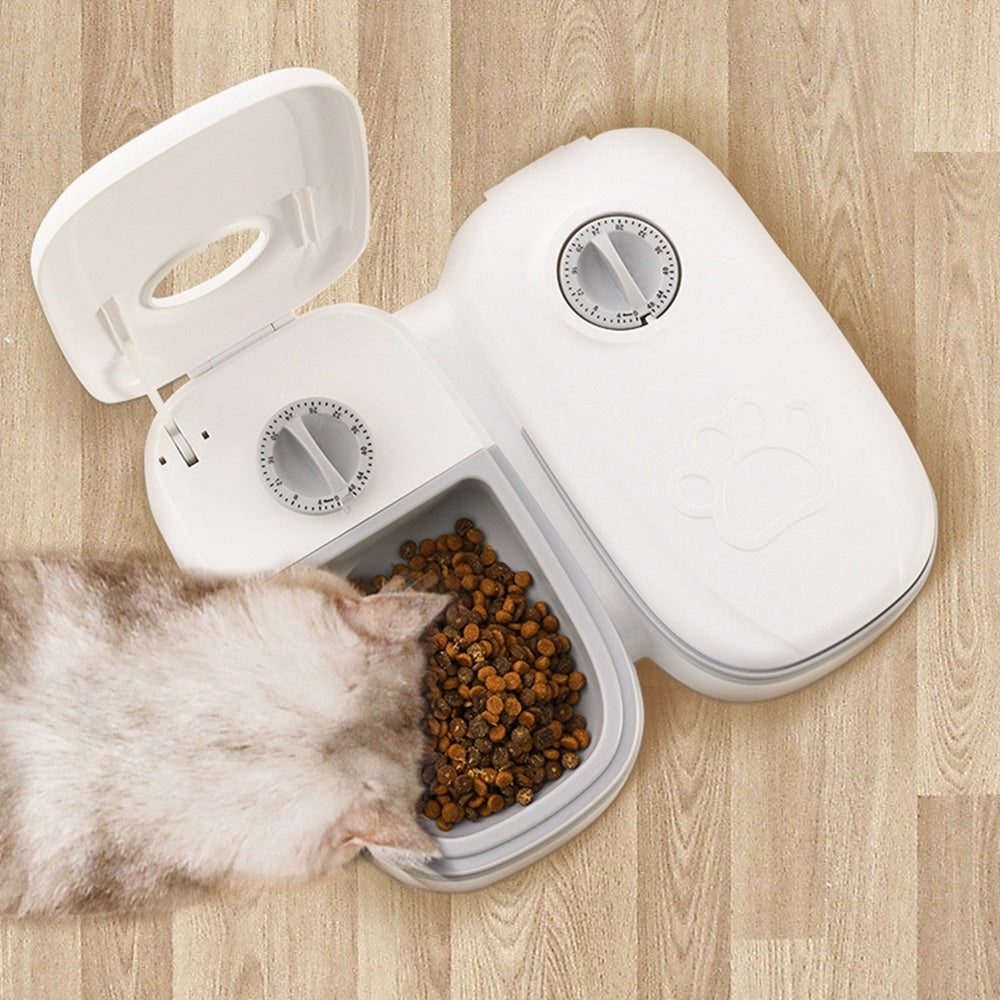 Automatic Pet Feeder – Smart Timer Food Dispenser with Bowl