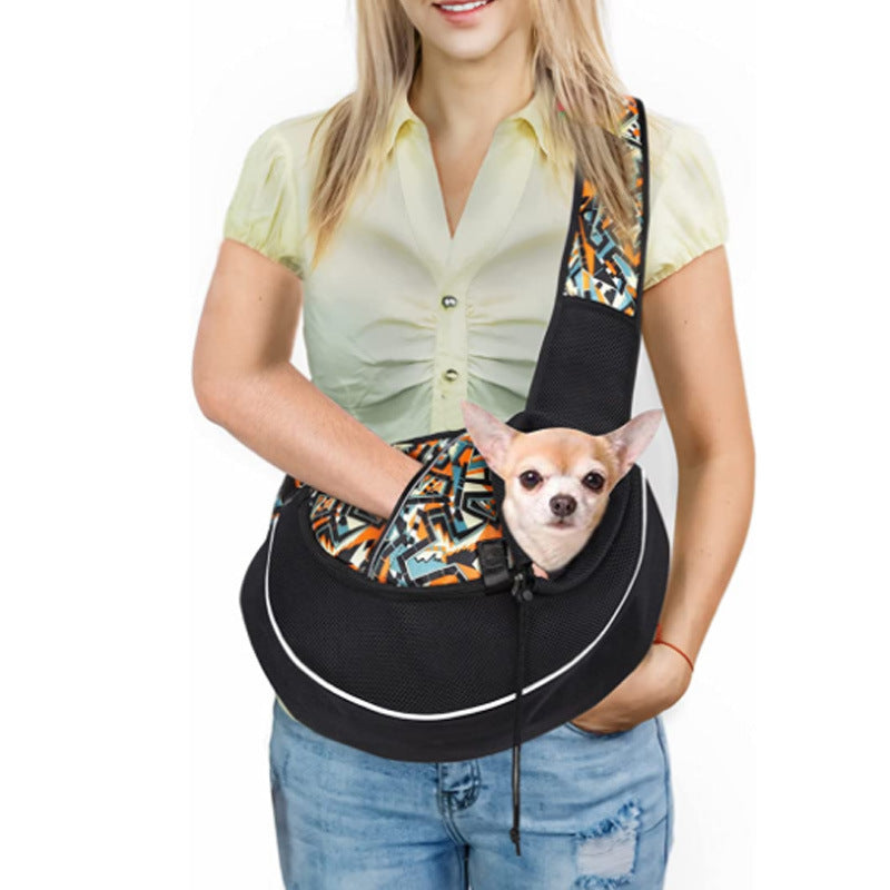 Pet Carrier Crossbody Bag – Portable Travel Tote for Dogs & Cats