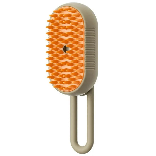 3-in-1 Cat Steam Brush – Electric Pet Grooming & Hair Remover