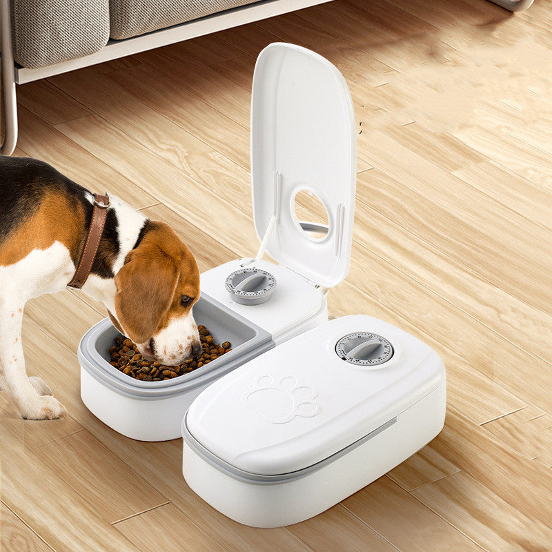 Automatic Pet Feeder – Smart Timer Food Dispenser with Bowl