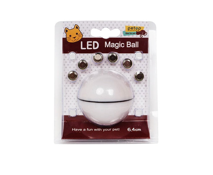 Electronic Rolling Cat Toy Ball – LED Laser Exercise Play