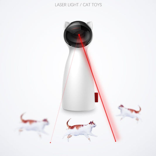 Automatic LED Laser Cat Toy – Smart Interactive Trainer