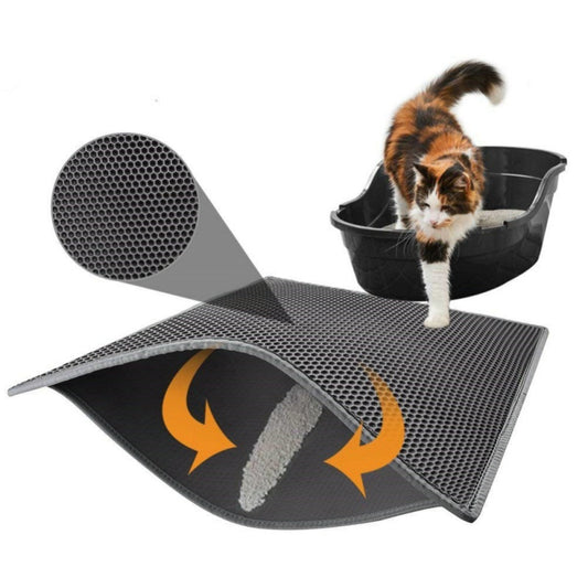 Waterproof Cat Litter Mat – Honeycomb Urine-Proof Pad
