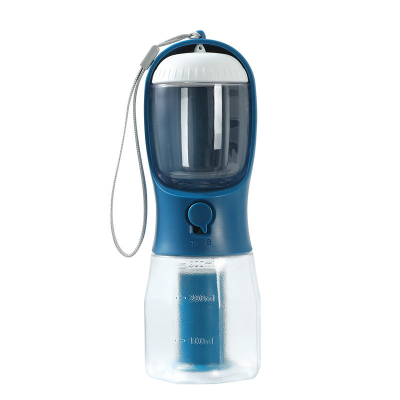 3-in-1 Dog Water Bottle – Feeder, Cup & Waste Bag Holder