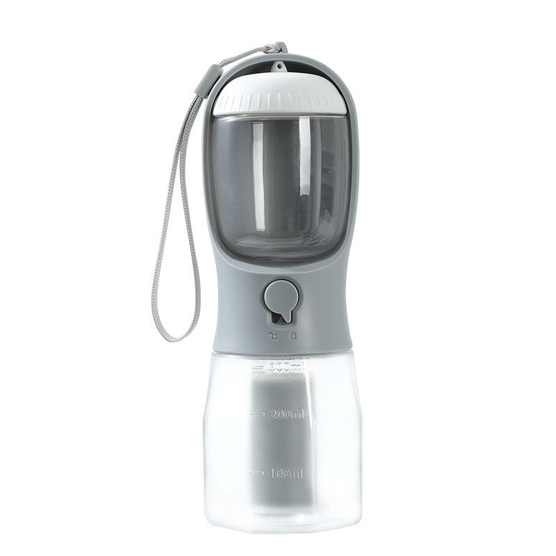 3-in-1 Dog Water Bottle – Feeder, Cup & Waste Bag Holder