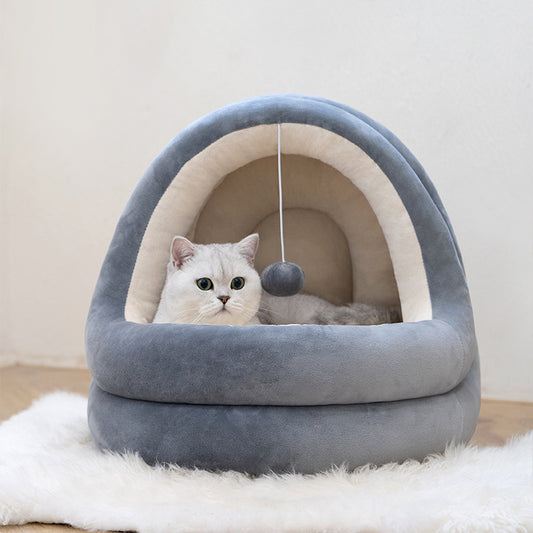 Cozy Cat House Bed – Soft Kitten Sofa Mat
