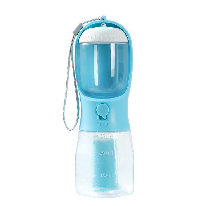 3-in-1 Dog Water Bottle – Feeder, Cup & Waste Bag Holder