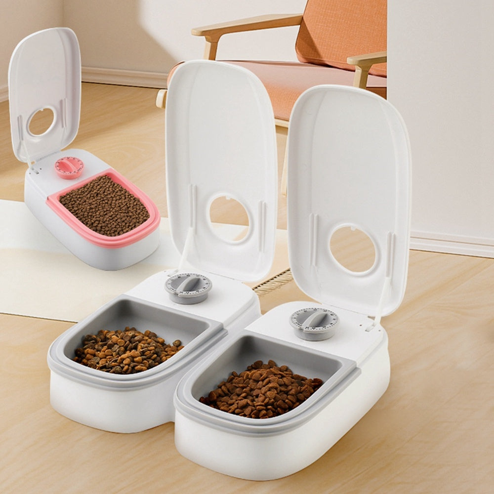 Automatic Pet Feeder – Smart Timer Food Dispenser with Bowl