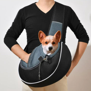 Pet Carrier Crossbody Bag – Portable Travel Tote for Dogs & Cats