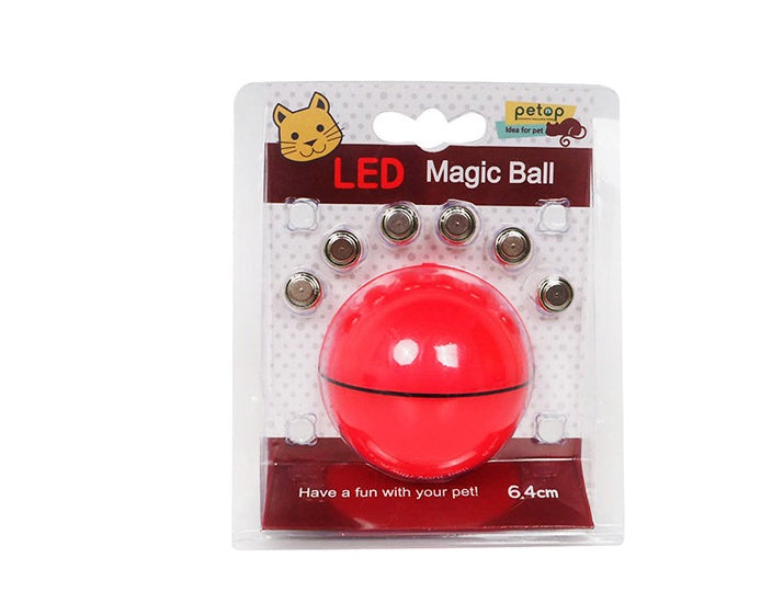 Electronic Rolling Cat Toy Ball – LED Laser Exercise Play