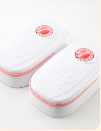 Automatic Pet Feeder – Smart Timer Food Dispenser with Bowl