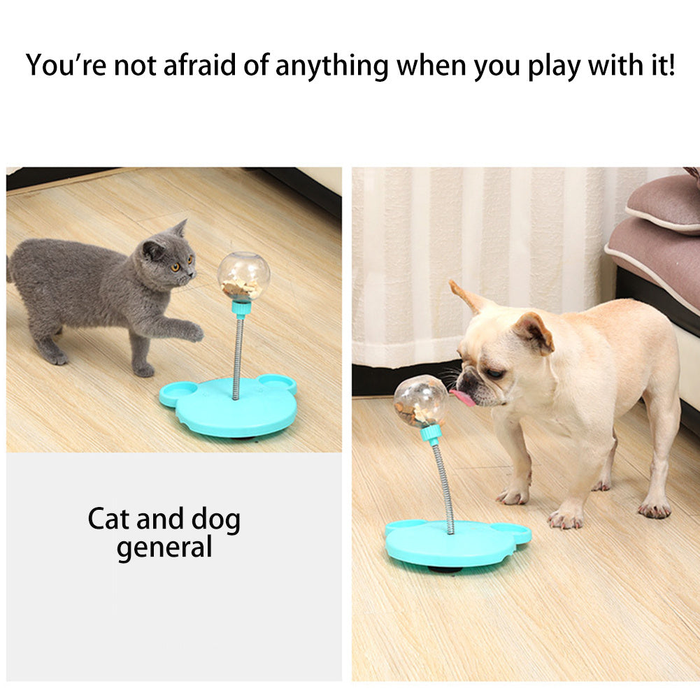 Interactive Cat Feeder Toy – Food Ball Puzzle & Dispenser