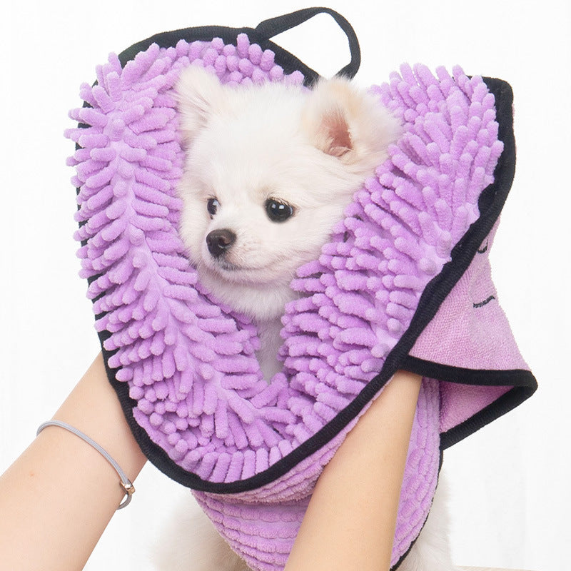Super Absorbent Pet Towel – Quick Dry Dog & Cat Bathrobe