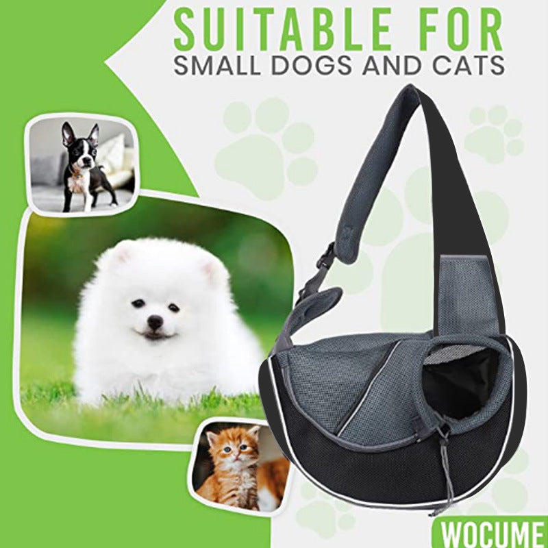 Pet Carrier Crossbody Bag – Portable Travel Tote for Dogs & Cats