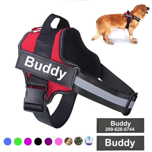 Custom Dog Harness – No Pull, Reflective & Adjustable Vest