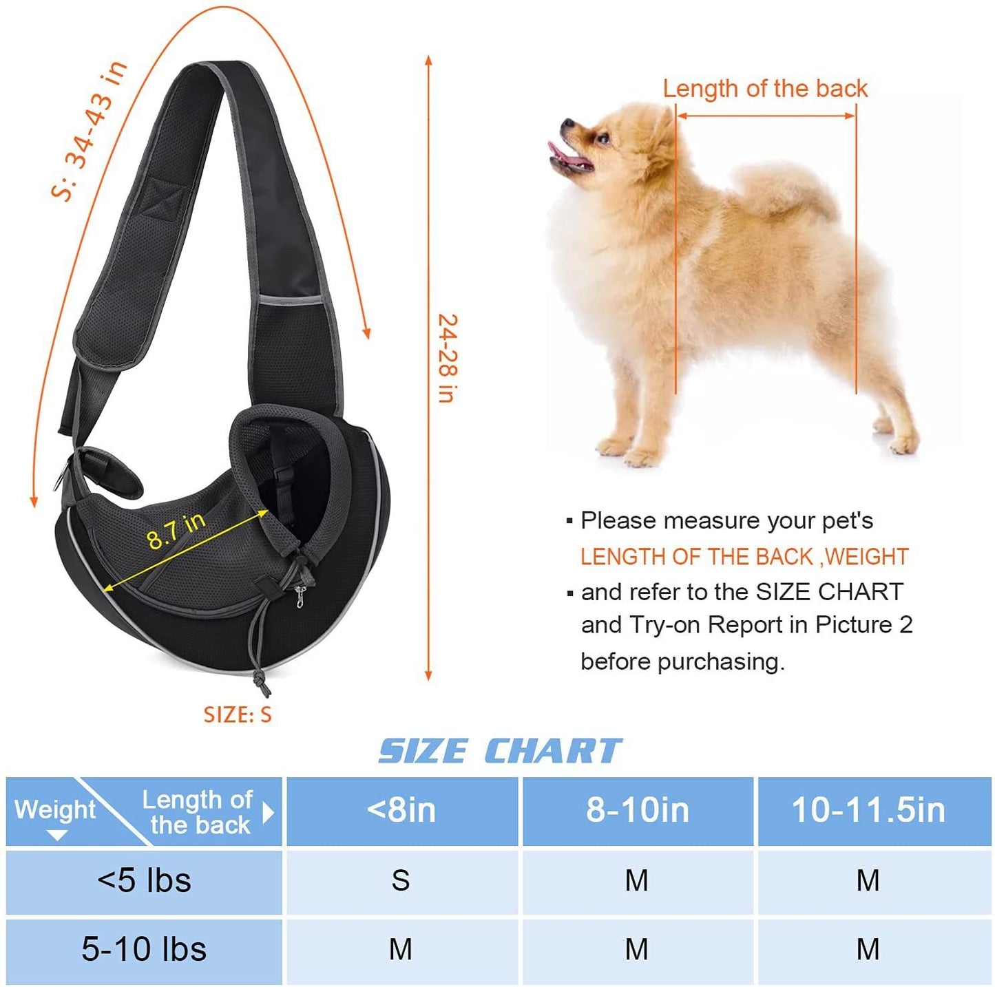 Pet Carrier Crossbody Bag – Portable Travel Tote for Dogs & Cats