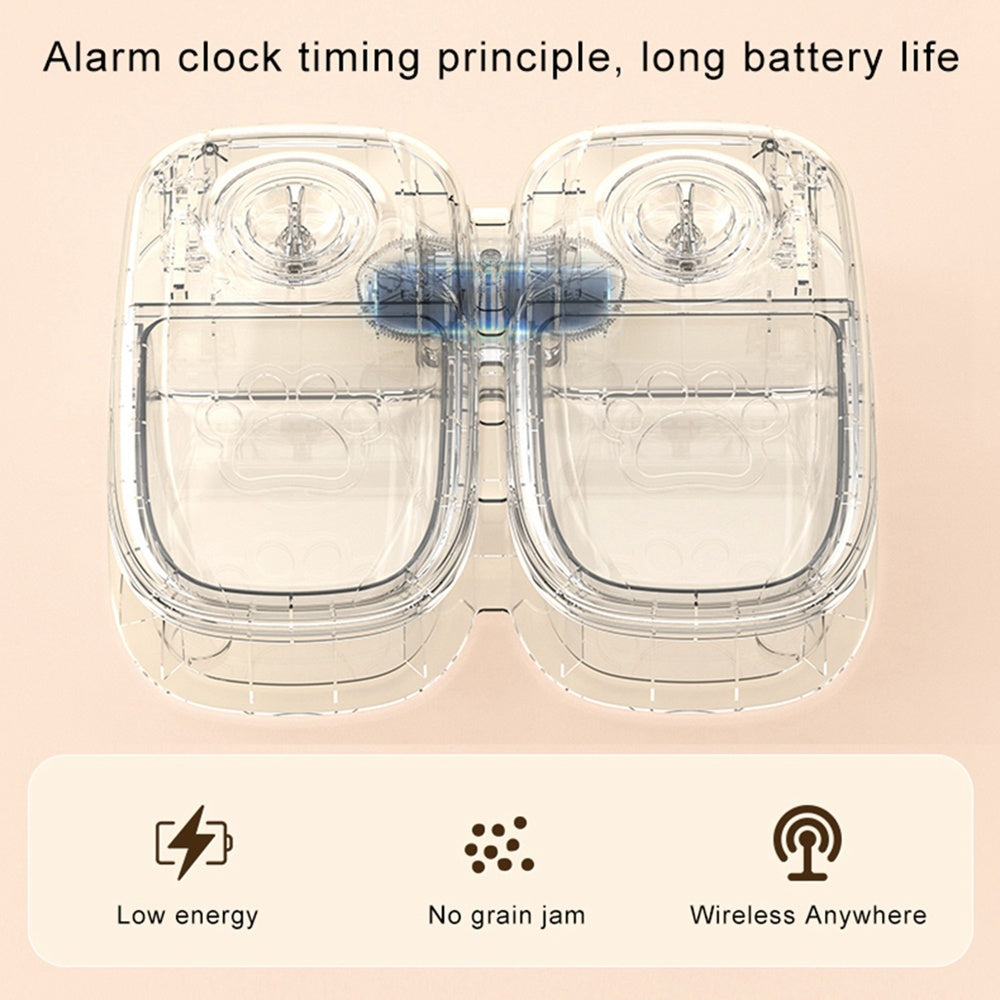 Automatic Pet Feeder – Smart Timer Food Dispenser with Bowl